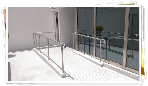 outdoor steel barrier